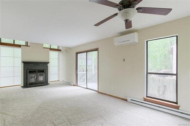 Enjoy the cozy fireplace in the cooler season - yo