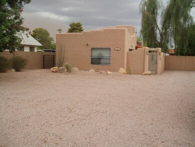 House set back from street