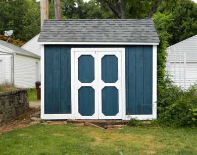 Rebuilt shed new doors and roof