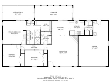 Main House Floor Plan for 1191 North Mou
