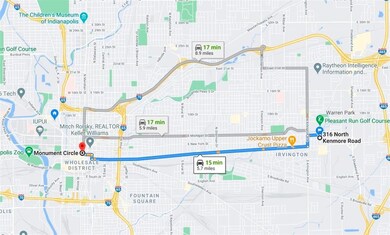 An Ideal Location 15 Minutes From The Circle, & Under 30 To the Airport & Carmel