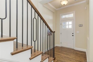 Beautiful iron and stained wood railings