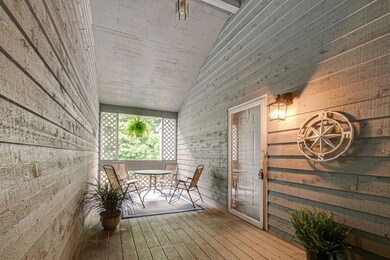 This condo has a unique feature outside the front door.  This private alcove is shared by no other units! Just think of the possibilities for this space--from hosting dinner parties to relaxing in a hammock--there are so many options!