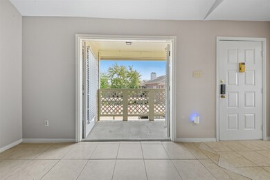 Looking out to patio from Living area