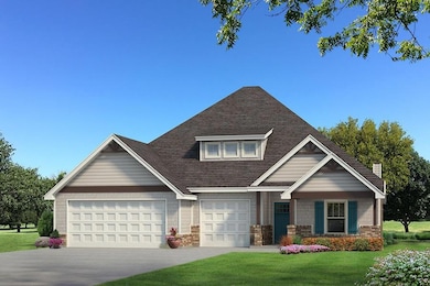 Craftsman inspired home featuring a front yard and