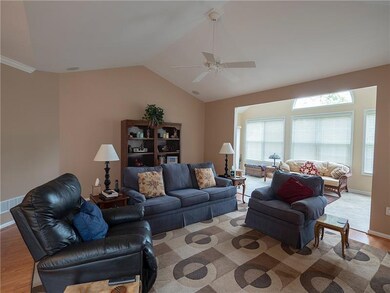 AMPLE GREAT ROOM, WITH BEAUTIFUL PERGO FOORS, AND 