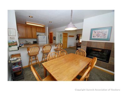 Dining Room. Cute dining area facing gas fireplace