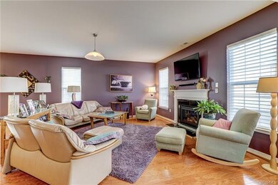 An abundance of natural lighting comes in this end