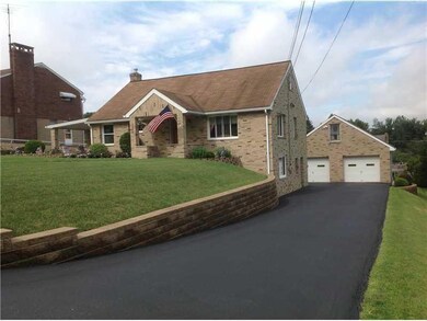 Exterior Front. ALL BRICK HOME AND DETACHED GARAGE