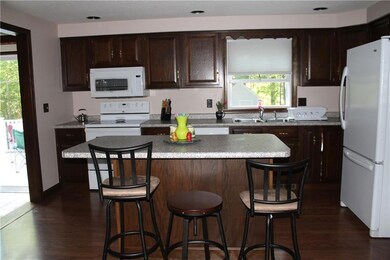 Dining area opens to the kitchen...