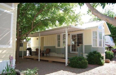 Lush shady setting