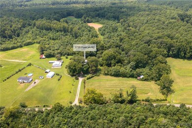 Drone / aerial view with a rural view