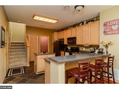 Lovely kitchen with tons of counter space and a br
