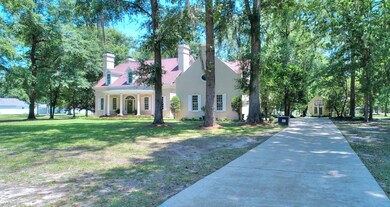 The acreage is partly wooded