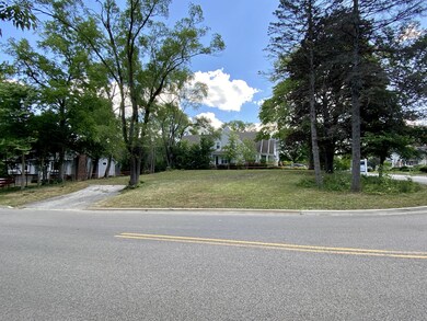 Large corner lot.  Build facing either Cook Ave or