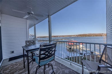Lake view from your private concrete deck