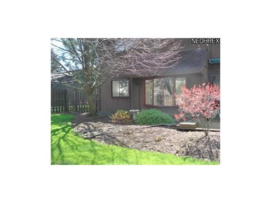 Lovely view from bay window in kitchen.