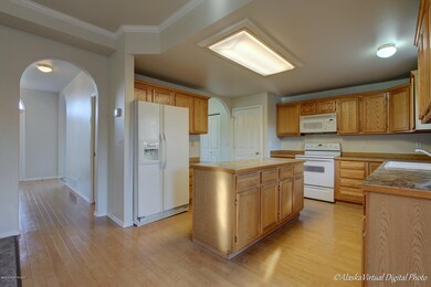 Kitchen With Wood Flooring