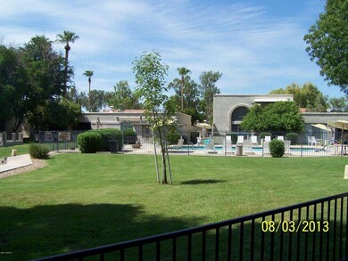 Common area and pool off patio