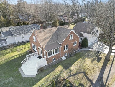 aerial of house