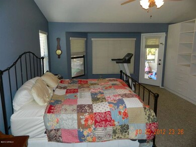 Master Bedroom with French Door to Patio