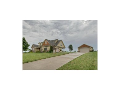 2 car attached garage plus oversized 2+ car garage