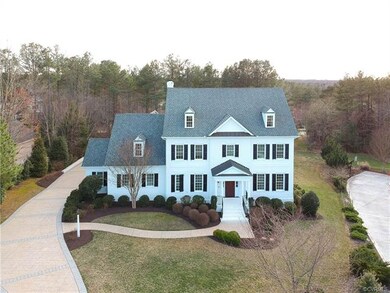 Grand Manor roof.  Conservation area behind home c