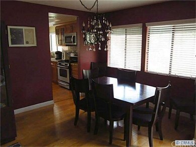 Dining area off kitchen