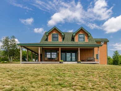 Large wrap around porch makes for a...