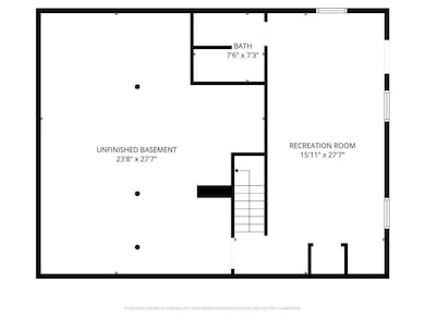 View of floor plan / room layout