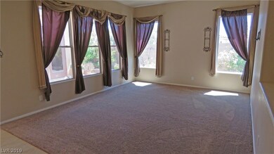 Formal living room with BRAND NEW CARPET!