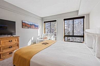 Bedroom with carpet flooring and a baseboard heati