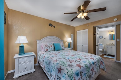 Bedroom with ensuite bath.