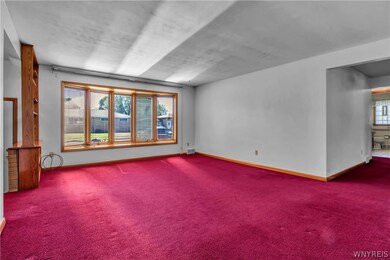 Large living room with lots of natural light!