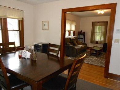 The formal dining room is just a step away from th
