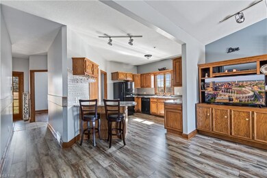 Great Room opens up into the Kitchen Area