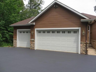 Three car attached garage