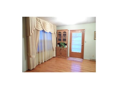 Dining room is part of kitchen.  Door to back yard