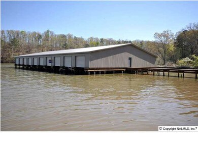SIDE VIEW OF BOATHOUSE