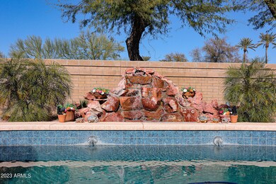 Awesome Water Feature In Backyard