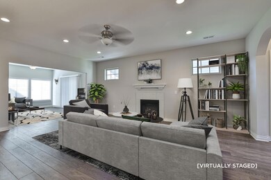 Great Room with gas burning fireplace