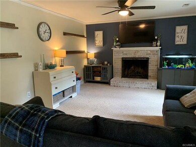 Living Room w/ Fireplace