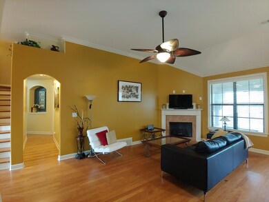 Inviting living room w/gas FP