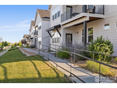 Ramp access leads directly to private patio on ground level.