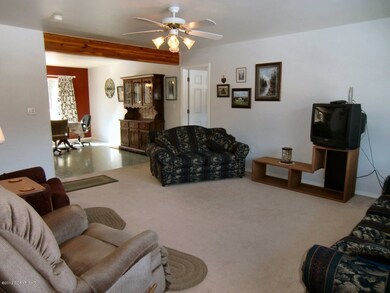 Living room to dining room