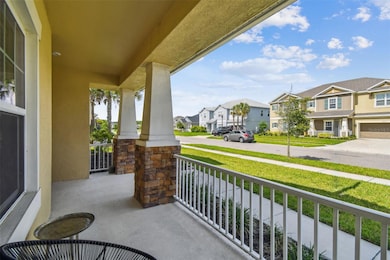 enjoy the large front porch
