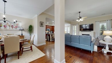 Foyer to dining and greatroom