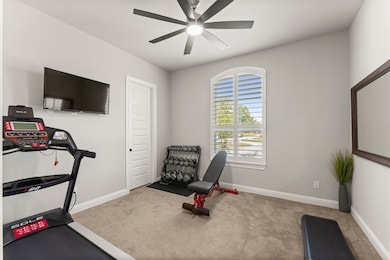 Another Secondary Bedroom, being used as a home gy