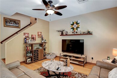 Bamboo Flooring, Ceiling/Light Fan, Stained Stair