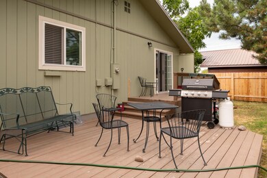 Deck in Backyard